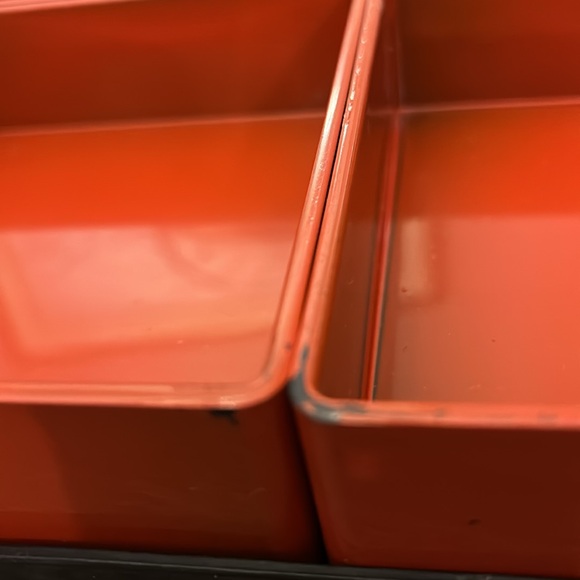 Vintage Japan peacock nesting serving set Japanese lacquer style - Picture 10 of 13